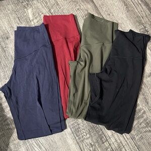 Aerie Women's Leggings - Navy, Red, Olive, Black